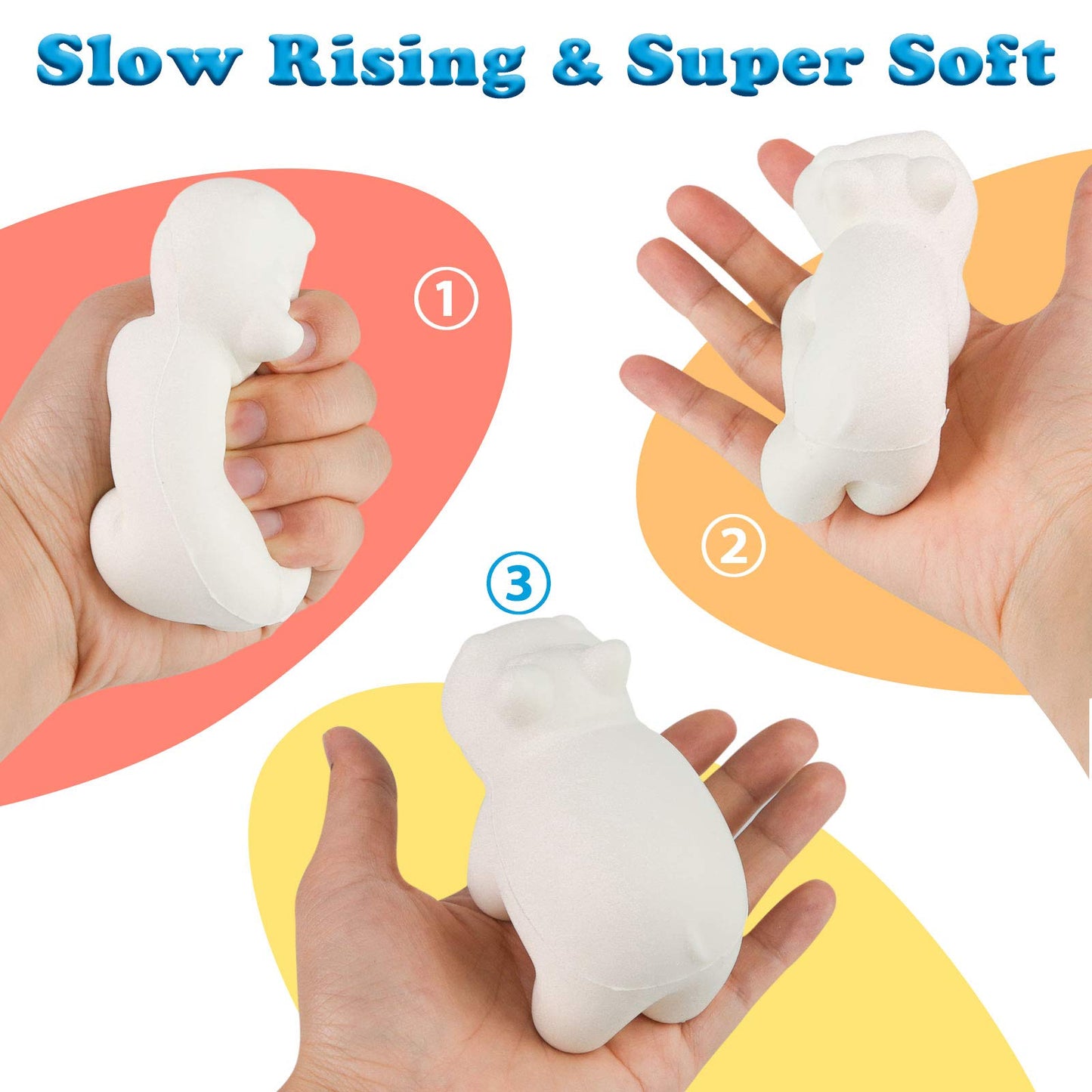 Lovestown Squishies Painting Kit, 6 Pcs Diy Animal Squishies Making Squishies Kit Paint Your Own Squishies For Birthday Gifts