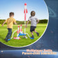 Cxjoigxi Rocket Launcher For Kids, 6 Foam Toy Rockets And 2 Launch Pads For Multiplayer, Soars Up To 100 Feet, Fun Outdoor Toys