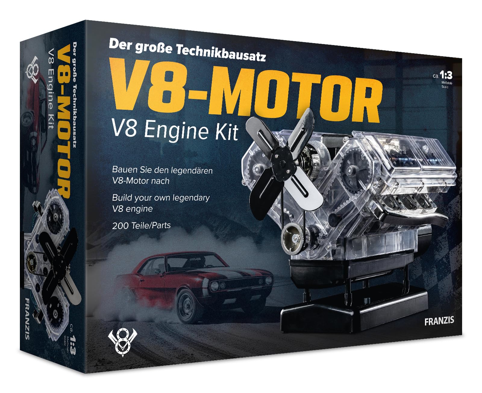 Der groe Technikbausatz V8-Motor: Baue den legendren V8-Motor nach und erlebe was hinter der Technik steckt!