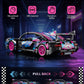 Nueris 1:18 Technic Super Sports Cars Model Sets - 455 Pcs Cyberpunk Moc Building Block Car Raceing Engineering Toys - Gift Idea