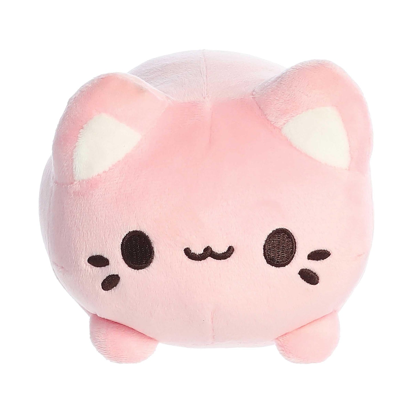 Aurora® Enchanting Tasty Peach® Strawberry Meowchi Stuffed Animal - Bright & Colorful Design - Showpiece Plush - Pink 7 Inches