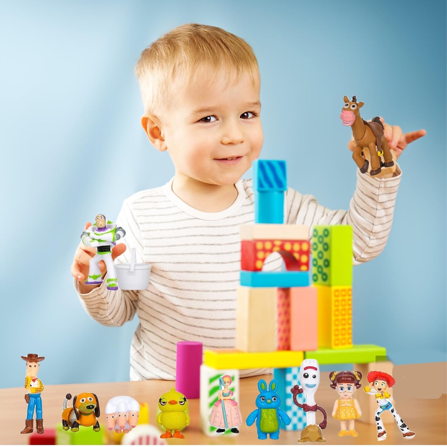 Nlieopda 36Pack Toy Anime Story Figurines,Woody Toy Anime Story Doll,Buzz Anime Lightyear Toy,Pvc Toy Anime Story Toys Figures S