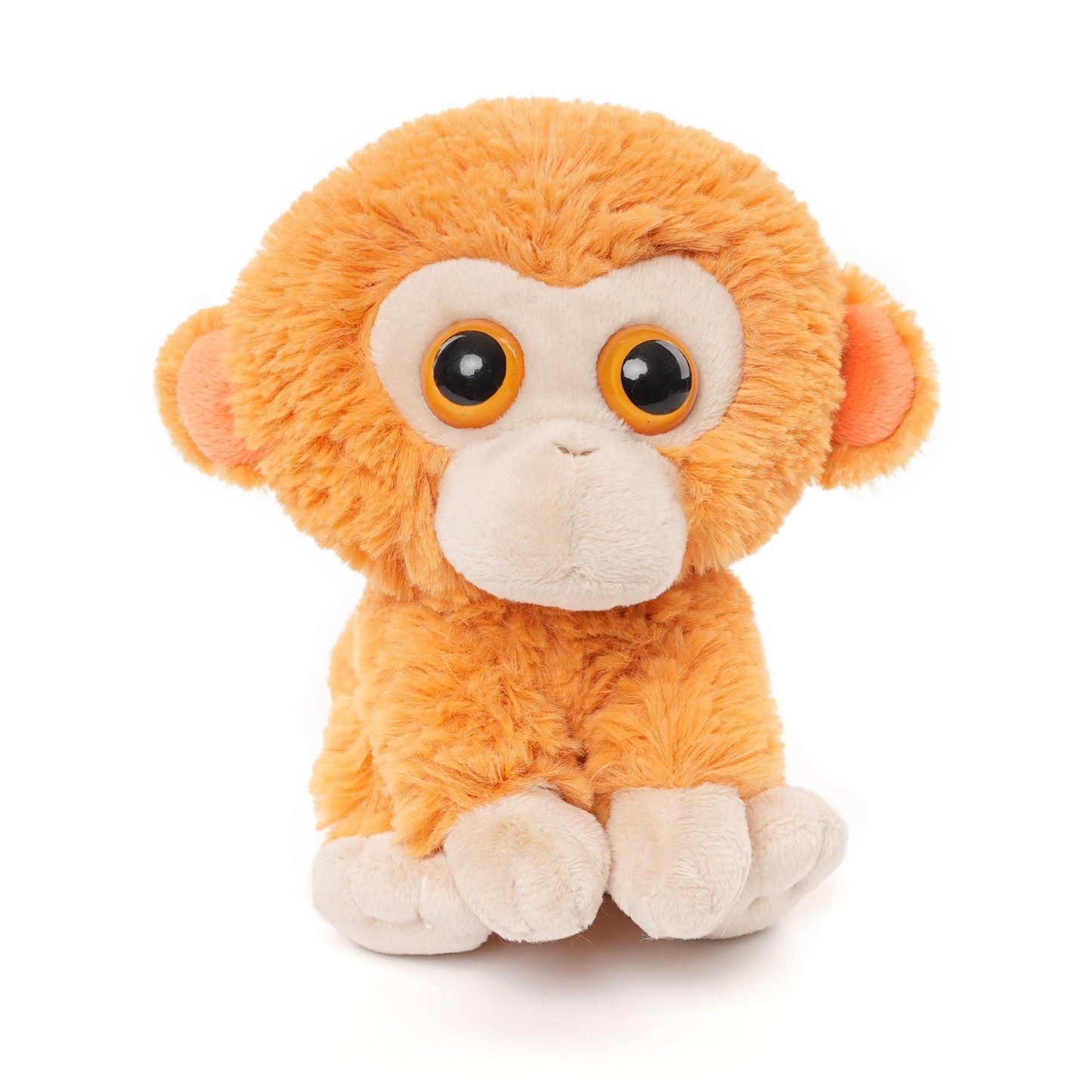Weigedu Baby Small Monkey Toy Stuffed Animal, Cute Plush Gifts For Kids Birthday Bedtime Easter, 5.9'' Yellow Golden