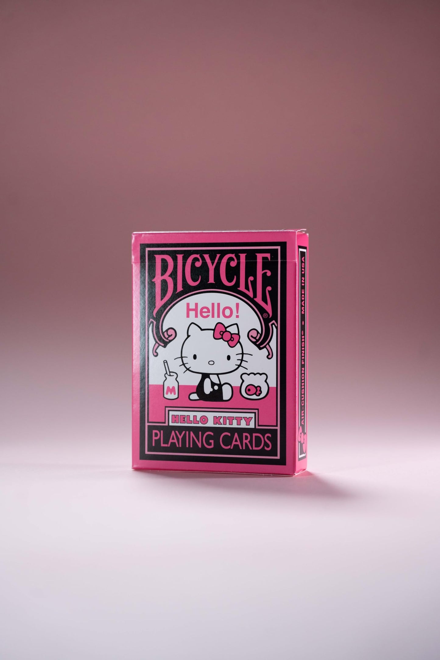 Bicycle Hello Kitty Playing Cards, Black & Pink, 1 Deck