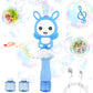 Imymax Bunny Bubble Machine Toy - Electric Musical Bubble Blower, Usb Rechargeable Outdoor Bubbles For Kids Toddlers Boys Girls,