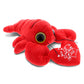 Dollibu I Love You Valentine Plush Big Eye Red Lobster - Cute Stuffed Animal With Red Heart And Name Personalization Gift For Valentines Day, Birthday, Anniversary, Romantic Date - 6 Inches