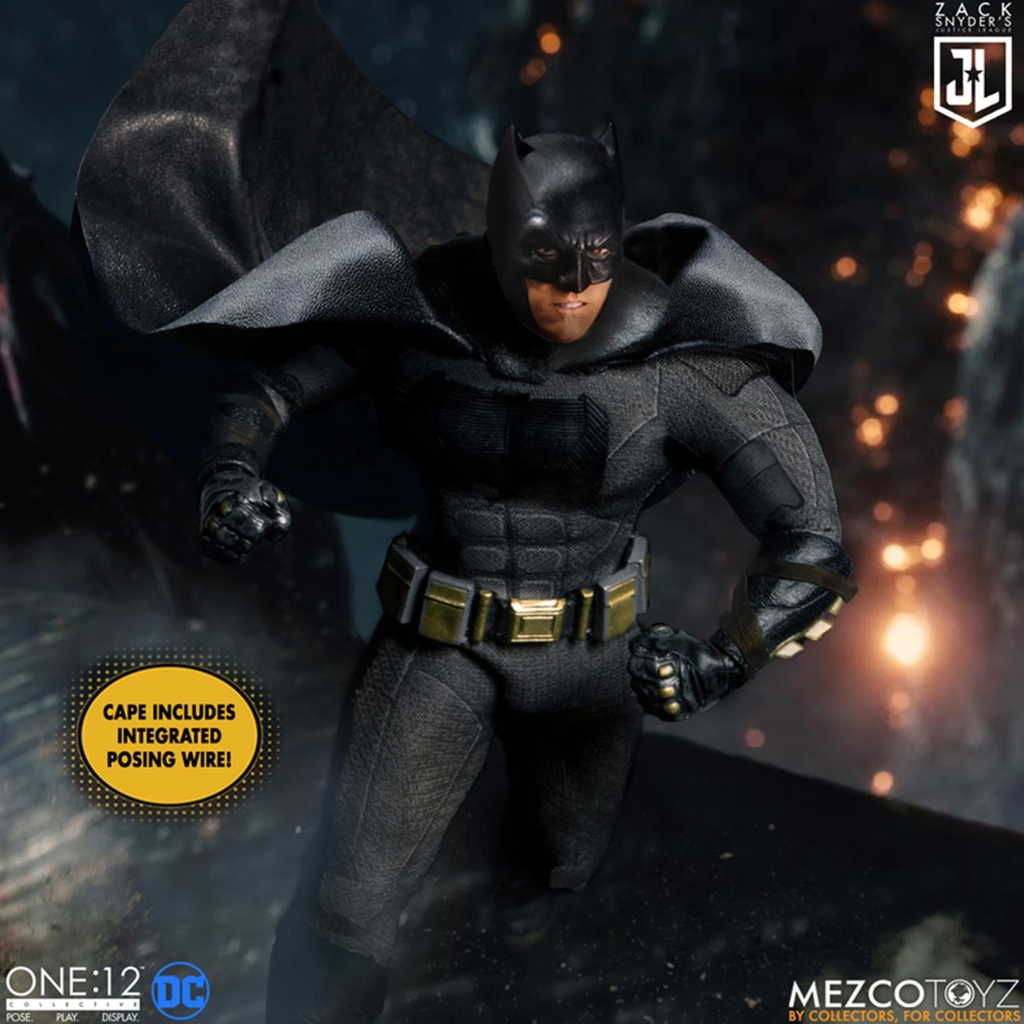 Mezco Zack Snyder'S Justice League 1/12 Deluxe Steel Box Set 15-17 Cm Figures
