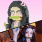 MACTANO Micro Mini Building Set - Anime Demon Figure Nezuko Kamado - 1162pcs Plastic Toy for Adults