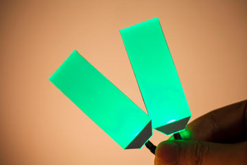 mlnyitus [Green Grass] Flexible Helmet Decorations led Lights Flexible Cosplay DIY kit Decorations RGB Light Superhero for Men G