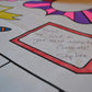 The Coloring Table - Frame Fun Design - Xl Rectangle Tablecloth - Fabric Coloring Tablecloth - Colorable Designs - Washable And