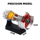 TR900 Turbofan Engine Model Aircraft Engine Kit Turbojet Engine Model mature-themed Gift Mechanical Science Education Toy As Shown