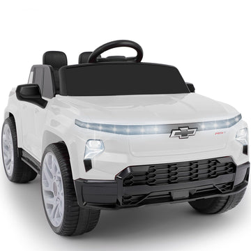 Elemara 12V Licensed Chevrolet Silverado Ride On Truck,Battery Powered Motorized Car,Electric Car For Kids With 2 Speed,Truck Be