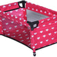 The New York Doll Collection Mega Play Set for 18-Inch Dolls, Pink Hearts, Includes High Chair, Doll Bouncer & Pack N Play, Model A178
