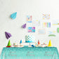 3 Pieces Teal And Silver Birthday Tablecloths For Happy Birthday Party Decorations Plastic Disposable Breakfast Blue Theme Table Covers For Girls Women Silver Glitterparty Supplies, 54 X 108 Inches