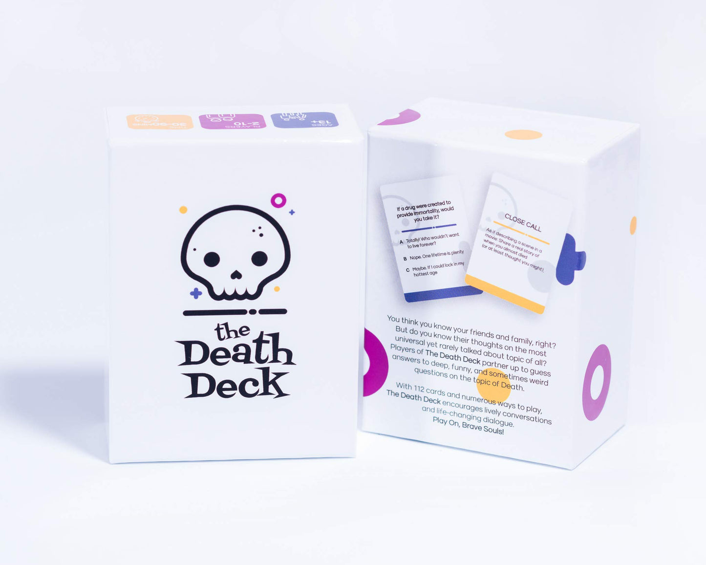 The Death Deck - Lively Conversation Card Game, Multicolor, Model 046708999390, Cardstock Material