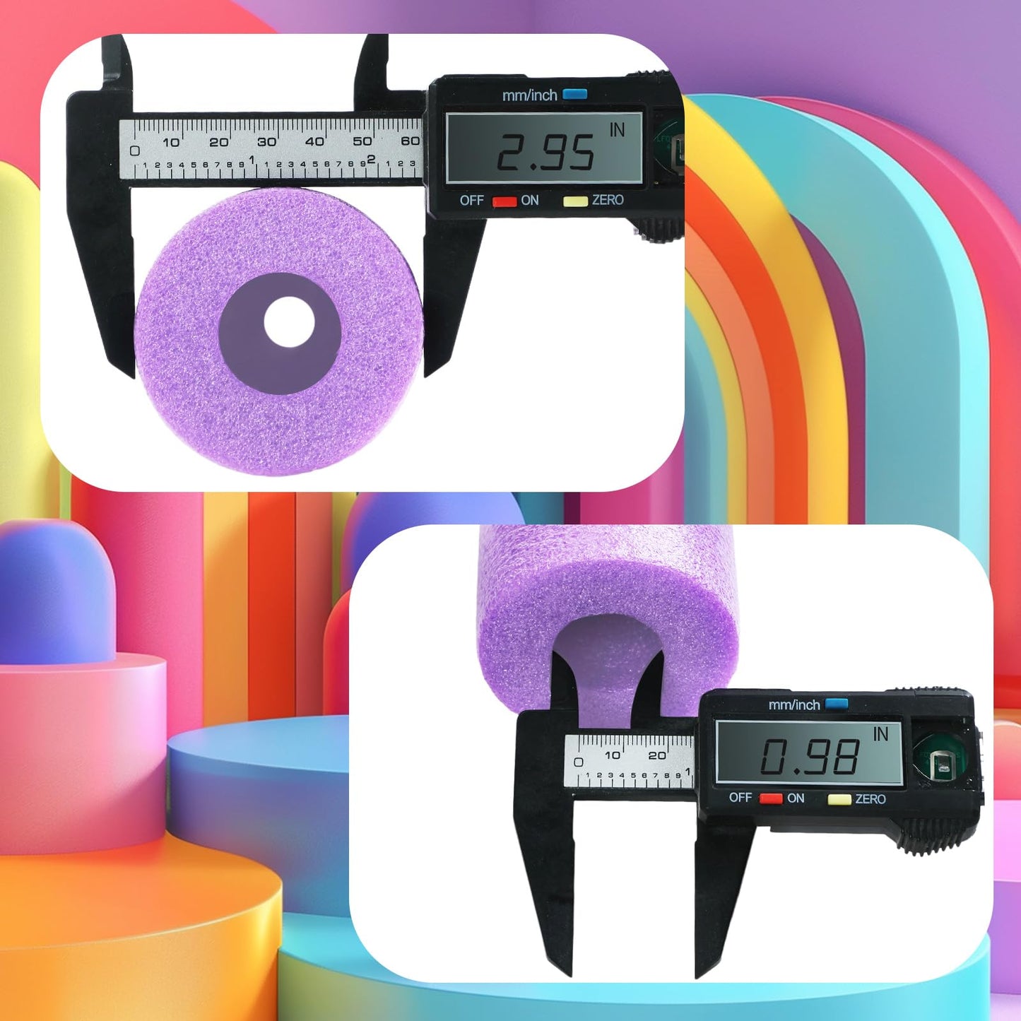 Sratte 30 Pcs Pool Noodles Bulk Jumbo DIY Decorations Heavy Duty Large Foam Swim Water Foam Hollow Noodles for Swimming Floating