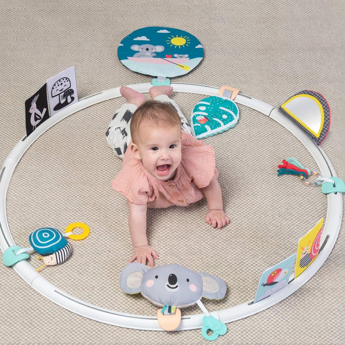 Taf Toys All Around Me Activity Hoop | Developmental Hoop, Prefect For Newborns And Up, With 24 Developmental Activities. Designed To Promote Baby’S Senses, Motor Skills And Cognitive Development