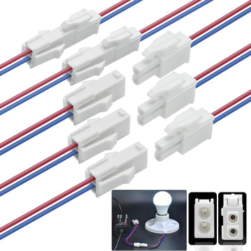 Zjwzjh 8Amp 2 Pin Servo Extension Cable Wire Fl4.14Mm Pitch Female To Male, Servo Motor Extension 2 Pin Connector Wire For Car T