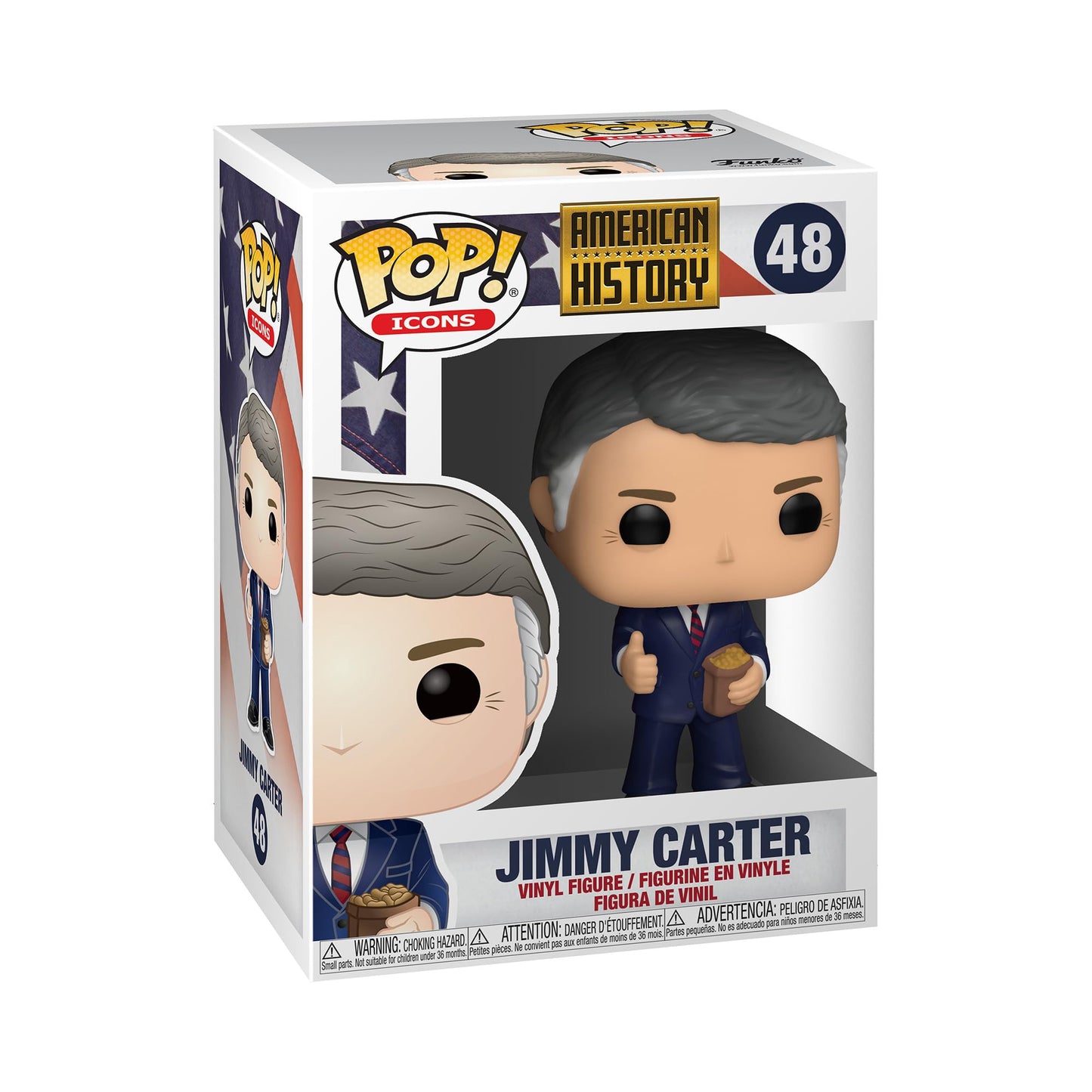 Funko Pop!: Ad Icons - Jimmy Carter, Multicolor