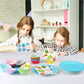 Jingmore 30 Sets Passover Seder Plate Craft Kits Include 30 Seder Paper Plates 300 Cupcake Trays 30 Food Cards 30 Seder Plate St
