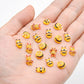 WOZADU 200 PCS Mini Resin Bee Figurines for Crafts Luminous Tiny Resin Animal Miniature Things for Dollhouse Fairy Garden Micro Landscaping Decoration Cake Toppers Decor
