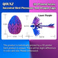 Qouxz Dynamic 3D Printed Dragon Eggs With Dragon Inside,3D Dragon With Wings Movable, Feathered Wyvern Dragon,Full Articulated C