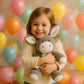 WEIGEDU Adorable Gray Donkey Plush Toy - 12.6 Inch Soft & Cuddly Stuffed Animal Donkey, Perfect for Kids, Babies, Toddlers - Far