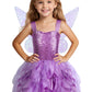 Soyoekbt Fairy Costume For Girls Princess Tutu Dress With Butterfly Wings For Girls Birthday Party Dress Up (Purple, 3-4 Years)