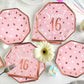 Rose Gold & Pink Sweet 16 Birthday Bundle: Party Supplies Set With Paper Plates, Napkins, Cups, Tablecloth & Banner - Sweet Sixt