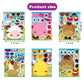 24 Pcs Make-A-Face Sticker Sheets Make Your Own Farm Animal Mix And Match Sticker Sheets With Sheep, Pigs, Cow And Chickens Kids