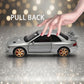 ERBADIHAGO Toy Cars Compatible for Subaru 1998 Impreza 22B Sti Version 1/32 Metal Model Car Pull Back Car Toys with Light and So