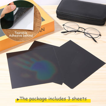 Spakon 6 Pcs Heat Sensitive Sheet Temperature Sensitive Sheet 6 Color Changing Heat Board, 24 To 34 Celsius Degree Transition Fo