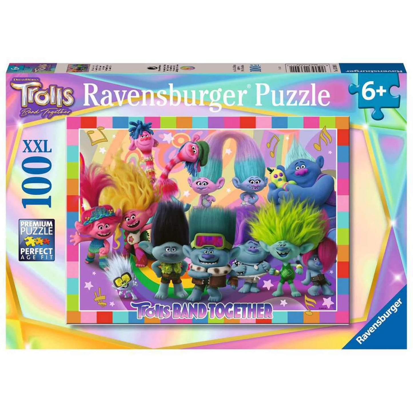 Ravensburger Trolls 3 100 Piece Xxl Jigsaw Puzzle For Kids - Every Piece Is Unique, Pieces Fit Together Perfectly