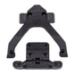 Team Associated RC10B6.4 Factory Team Front Top Plate and Ballstud Mount Angled Carbon