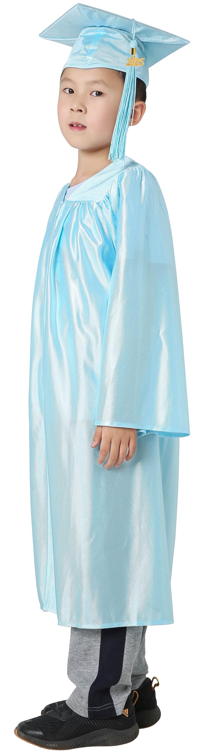 Graduatepro Kindergarten Graduation Cap And Gown Package Class Of 2025 For Kids With Stole Certificate As Party Gift Skyblue 33