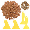 Cayway 300 Pcs Mini Red Wall Bricks Miniature Brick Scale Model Bricks, 2 Size Mini Bricks Model Sand Table Micro Landscape Acce