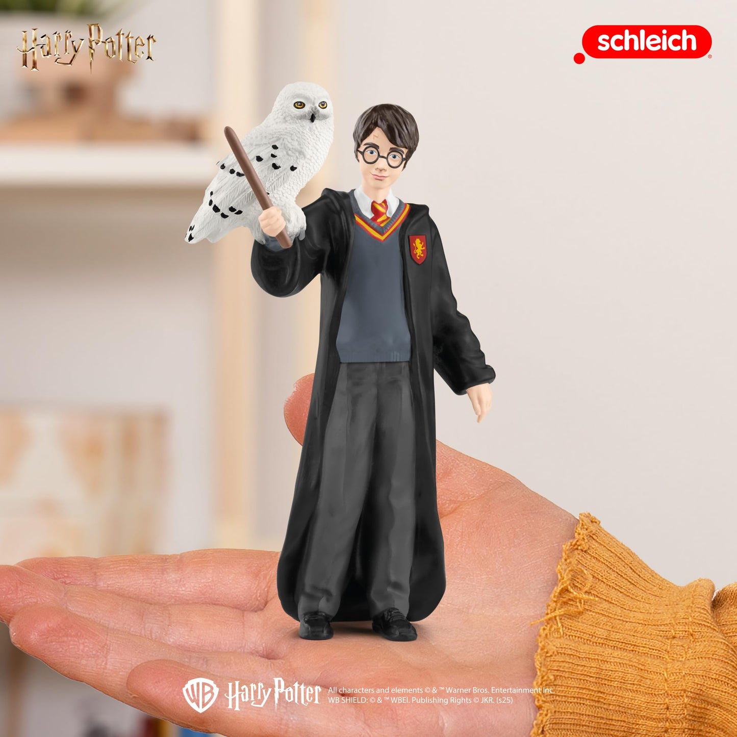 Schleich Harry Potter 2-Piece Collectible Figurine Set - Harry & Hedwig - Multi - Model 42633 - PVC - Ages 6+