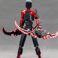 Altuco Assembled T13 Action Figure With Multiple Accessories,Black-Red 3D Printed Multi-Jointed Titan 13 Figure,Dummy 13 Desktop