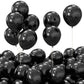 Black Balloons For Arch Decoration Latex Balloons 60Pcs Balloons 12 Inch Matte Balloons Birthday Balloons For Birthday Baby Show