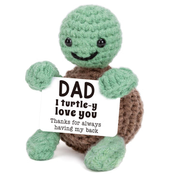 Mini Funny Turtle Valentines Day Gifts For Dad Birthday Gifts From Daughter Son, Father Daddy Gifts I Love You Dad Presents, Sma