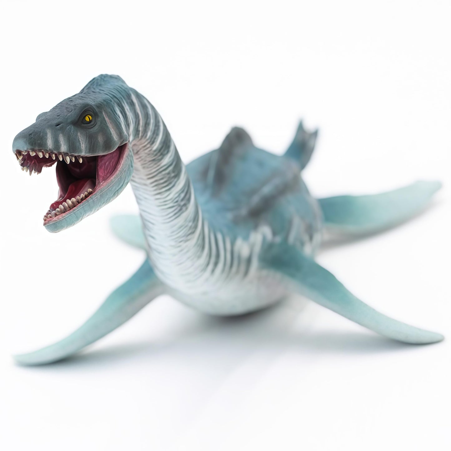 Gemini&Genius Plesiosaurus Action Figure Toy, Plesiosaurus Sea Dinosaur With Moveable Jaw, Beautiful And Accurate Sculptures Of
