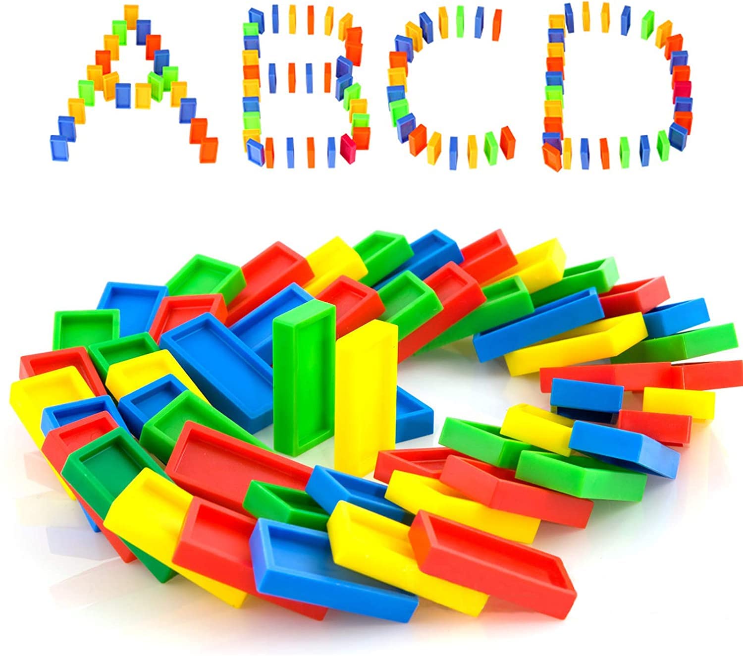 Aexoniz Plastic Interlocking Blocks Toys For Kids  Building Blocks For Toddlers Building Blocks Educational Toys Set (100 Pcs P