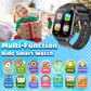Smart Watch For Kid Age 4 5 6 7 8 9 10 Boys Girls Learning Toy With 26 Puzzle Game 1.69' Touch Screen Hd Camera Video Music Player Alarm Clock Storybook Pedometer Christmas Birthday Gift Idea (Black)