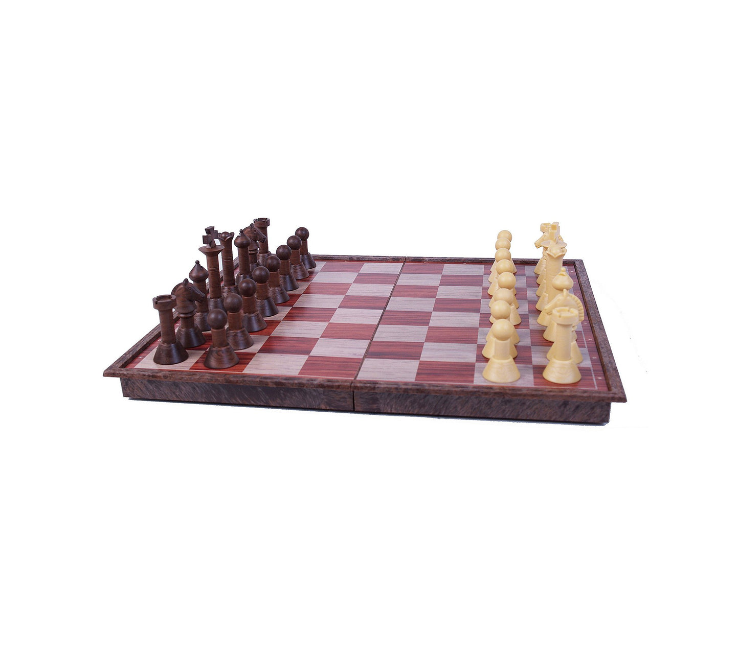 Classic Game Collection Woody Magnetic Travel Chess Set, (104030)