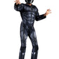 Marvel Black Panther Official Youth Halloween Costume - Premium Quality Padded Jumpsuit With Plastic Mask (L)
