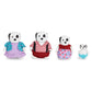 Li'l Woodzeez Woofwinkle Dog Family Set of 4 Collectible Figures – Non-Flocked, Multicolor, Plastic, Model WZ6831C6SZ, Gift Toy for Kids