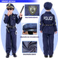 Police Officer Costume For Kids - Police Uniform With Accessories, Police Costume For Boys Girls, Cop Outfit Police Costume Dres