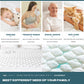 Unilibra Queen Size 100 Waterproof Mattress Pad, Breathable Quilted Fitted Mattress Protector With Deep Pocket Stretches Up To 1