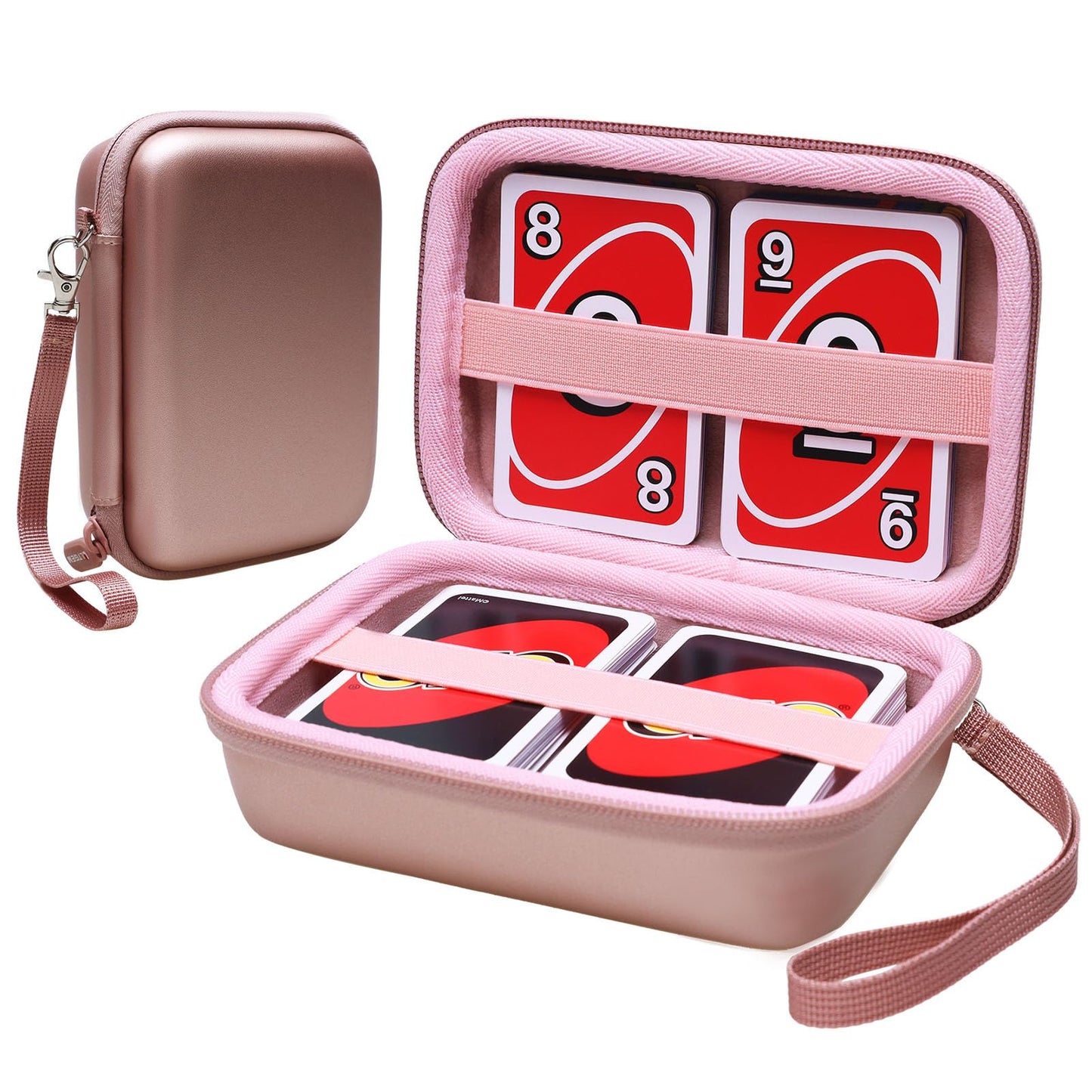Ltgem Travel Cards Hard Case,Ptcg Trading Cards,Can Accommodate 300+Game Cards,Compatible Classic Game Cards Such As Pokemon/Ski