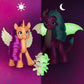 My Little Pony: Tell Your Tale Dragon Light Reveal, 3 Glow In The Dark Dolls, 3-Inch Scale Toys For Girls And Boys Ages 4+